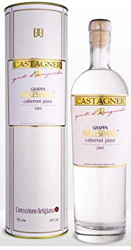 Grappa castagner MILLESIMATA CABERNET PIAVE, con scatola originale 70 cl