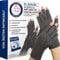 Von Ärzten Entworfen Damen Arthrose Handschuhe für Neurodermitis, Bequeme Fingerlose Kompressionshandschuhe, Mischung aus Baumwolle, Nylon und Elasthan, Grau, XS