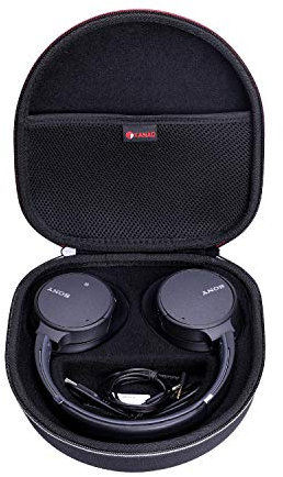 XANAD Case for Sony WH-CH720N / WH-CH710N / WH-CH700N Noise Cancelling Wireless Headphones (Black Lining)