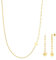 Purelei Haukea Set (Halskette & Ohrringe) (Gold)