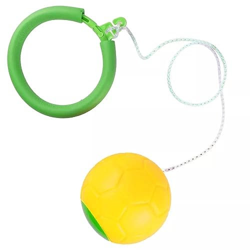 LATRAT Sprungball, Sprungball, Fußkreisel mit Zähler, Sprung Ball Kinder Knöchel Spielzeug Knöchel Sprung Springseil für Kinder Teenager Erwachsene, zufällige Farbe