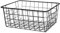Jdeijfev Hollow Iron Cable Storage Basket Metal Basket Without Insert Bathroom Kitchen Organiser Black
