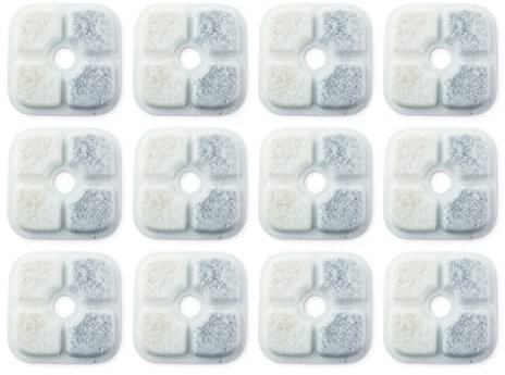 PET STANDARD Filtres à eau, compatibles avec fontaine à eau Catit® Pixi™, lot de 12