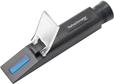 Karlak Frostschutz Refraktometer, Auto-Frostschutzmittel-Refraktometer Multifunktionales Auto-Kühlmittel-Testgerät Harnstoff-Propylenglykol-Glykol-Reinigungsmittel Batterieflüssigkeits-Testgerät