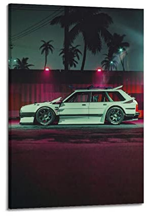 HALOUB JDM Sportauto-Poster für Subaru GL Rennauto Hyper Car Dekorative Malerei Leinwand Wand & Kunstbild Druck Familie Schlafzimmer Dekor 40 x 60 cm