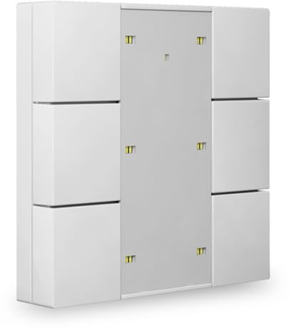MDT Plus 55 Serie .02 KNX Taster, 6-fach, reinweiß glänzend (BE-TA55P6.G2)