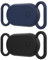 Misuyue Silikon Hülle Case für Samsung Galaxy Smarttag 2, 2 Stück GPS Tracker Kratzfest Wasserdicht Schutzhülle für Kinder, Hund, Katzen, Koffer, Schlüssel, Fahrrad – Schwarz/Blau
