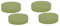 Sollee 4pack Dunkel leuchtender Eishockey-Puck Leuchtender Eishockey-Puck Leuchtende Hockey-Pucks Eishockey-Pucks für Hockeyspiele im Freien