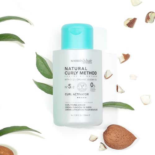 somnis&hair - Locken Fixiercreme - Curly Method - Definiert und erhält perfekte Locken - Ohne Sulfate, Parabene und Silikone - Vegan - 100 ml