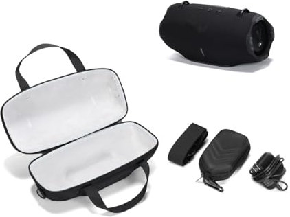 Hzycwgone Hard Cover Case for JBL Xtreme 4/Xtreme 3 Portable Bluetooth Speaker,for JBL Xtreme 4/Xtreme 3 Travel Carrying Shoulder Bag Accessories(Black)