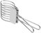jlceh Beef Slicer - Stainless Steel Meat Slicer Bread Clamp - Roast Beef Cutter, Kitchen Tools, Breads Slicer Guide for Bread, Vegetables, Meat, Fruits