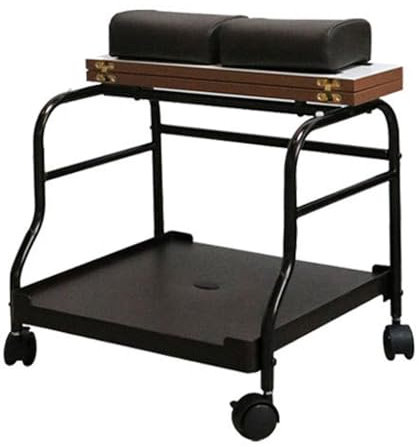 Portable Pedicure Cart, Beauty Salon Adjustable Foot Bath Spa Trolley with Wheels, Removable Footbath Storage Table for Home, Hotel, Beauty Salon, Massage Parlor
