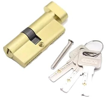 Serrure Porte Cylindre de serrure de porte avec 3 clés Hauteur 32 mm Longueur 90 mm 95 mm 100 mm for porte en alliage d'aluminium Cylindre de serrure excentrique antivol for porte Cylindre Serrure(30x