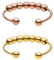 Purelei® Shade Anxiety Ring Set - Fidget – Damenring aus langlebigem Edelstahl – Wasserfeste Ringe – in verstellbaren Größen erhältlich von 50-66 - Damenschmuck (Rosegold, 60-66)