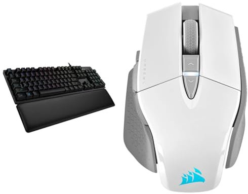 Logitech G513 Clavier Gamer & Corsair M65 RGB Ultra Wireless Souris