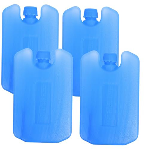 Abaodam 4Pcs Reusable Ice Packs for Cooler Bags Air Conditioner Fans Versatile Freezer Ice Containers for Rapid Cooling for Hot Summer Days