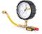 Manomètre de Climatisation, Testeur de Pression de Réfrigérant R134a R22 R407C R410A R404A R507 R422D R32 avec Vanne à Bille pour Climatisation Automobile et Centrale