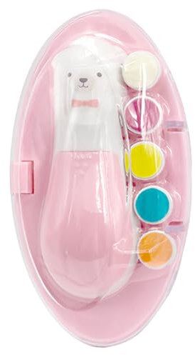 Erwac Coupe-ongles électrique pour bébé - Avec lumière LED - Coupe-ongles doux - Avec vitesse réglable - Pour