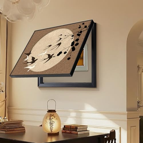 Dekorative Abdeckplatte füR Sicherungskasten, Minimalistischer Stil, Leichte Montage, Verteilerkasten Dekorative Malerei Abdeckung füR Wohnzimmer & Schlafzimmer I 70x50cm