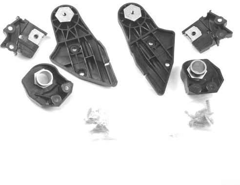 Drivstraw Frontscheinwerferhalterungs-Reparatursatz für C-Klasse W204 2008-2013, schwarzer ABS-Ersatz mit OEM 2048201114 2048201214(A2048201114L)