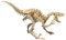 Pebaro 856/1 Holzbausatz Velociraptor, Dinosaurier 3D Puzzle, Basteln mit Holz, Holzpuzzle, Bastelset, vorgestanzte Holzplatte, inkl. Schmirgelpapier, ausbrechen, zusammenstecken, fertig, Geschenkidee, Mittel