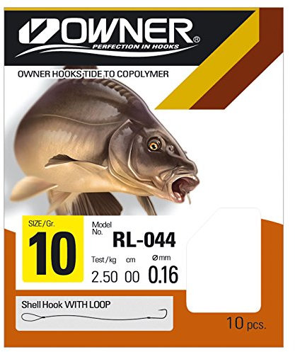 Balzer Owner Haken - Karpfen, schwarz (RL-044), Gr.6