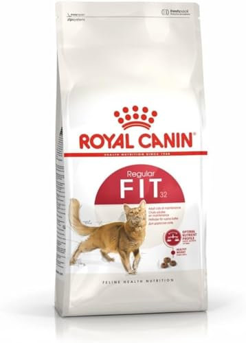 Royal Canin FIT 32 Regular für aktive Katzen | 400 g | Alleinfuttermittel für ausgewachsene Katzen | Kann dabei hilfreich sein die Haarballenbildung zu reduzieren