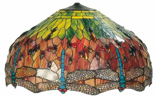 LumiLamp 5LL-9200 Tiffany Stil Lampenschirm Ca. Ø 51 cm dekoratives buntglas handgefertigt glasschirm