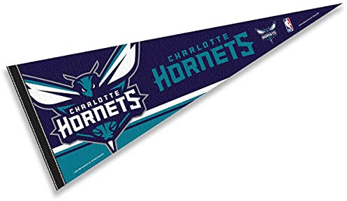 WinCraft Charlotte Hornets Pennant Full Size 12 X 30