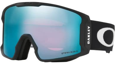 Oakley Herren Lineminer 707004 0 Sportbrille, Schwarz (Matte Black/Prizmsapphireiridium), L