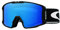 Oakley Herren Lineminer 707004 0 Sportbrille, Schwarz (Matte Black/Prizmsapphireiridium), L