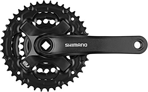 Shimano FC-TY501 Vierkant 6/7/8-fach Kurbelgarnitur, schwarz, 170 mm