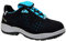 ELTEN Sicherheitsschuhe Impulse Lady Aqua Low ESD S1PS, Damen, Textil, Stahlkappe, leicht, sportlich 40, Schwarz-Türkis
