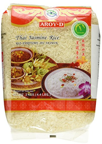 AROY-D Riz Jasmin Parfumé Extra Super Qualité 1 Paquet de 2 kg