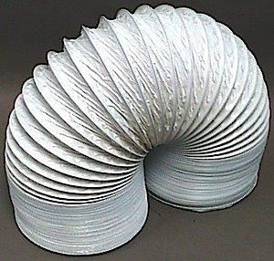 Manrose 1024 Flexible Ducting Flexiduct Hose 4 Diameter 6m Long - White