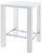 Robas Lund Bartisch weiß Hochglanz, BxHxT 80x108x80 cm
