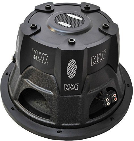 LANZAR MAXP124D subwoofer sub 30,00 cm 12 300 mm dvc 4+4 ohm 800 watt rms 1600 watt max doppia bobina da 4 + 4 ohm dvc dual voice coil auto, 1 pezzo