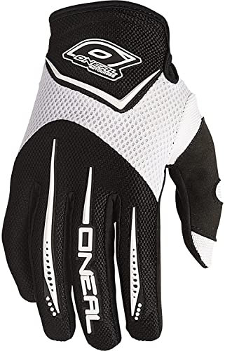 O'NEAL | Fahrrad- & Motocross-Handschuhe | MX MTB DH FR Downhill Freeride | Langlebige, Flexible Materialien, Silikonprint für Grip | Element Glove | Erwachsene | Weiß | Größe L