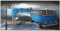 ARTland Wanddeko Wandbild Alu Verbundplatte für Innen & Outdoor Bild 60 x 30 cm Skyline Pin Up Regenschirm Auto VW Camper T1 Blau Regen bei Nacht Retro Vintage T6HM