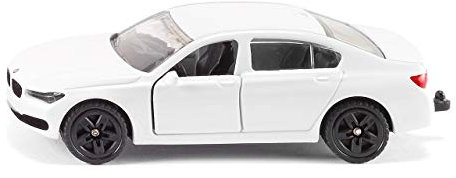siku 1509, BMW 750i, Metall/Kunststoff, Weiß, Spielzeugauto für Kinder, Öffenbare Türen, Anhängerkupplung