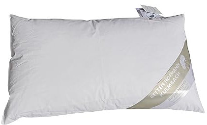 Betten Hofmann Daunenkissen 30x50 cm 120 g Neue Daunen Kopfkissen Kleinkissen Nackenkissen, Naturprodukt, waschbar, weich und kuschelig
