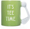 Boxer Gifts MU3045 It's Tee Time Novelty Golf Gift Mug | Unique Club Handle | Cool Birthday Christmas Golfing Gift for Him, Green