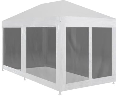 vidaXL Partyzelt 6 Mesh-Seitenwände 6x3m Gartenzelt Garten Pavillon Festzelt