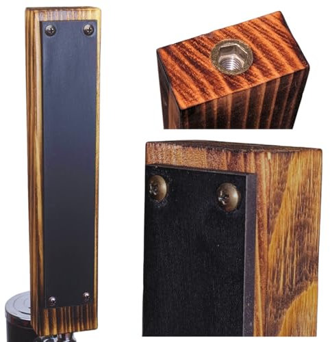 Mango de grifo de cerveza industrial resistente hecho a mano con pizarra