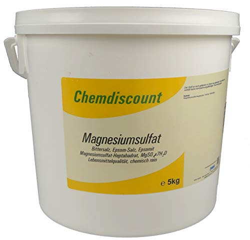 5kg Magnesiumsulfat (Bittersalz, Epsom-Salz), Lebensmittelqualität E518