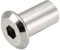 M6x12 Écrous cylindriques, tête creuse, écrous hexagonaux à tête plate Allen pour meubles, écrous hexagonaux à douille à clé Alan galvanisés plaqués zinc, pour boulons de 6mm (10 pack)