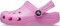 Crocs Unisex Kinder Classic Clog T Clog, Taffy Pink, 23/24 EU
