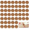 Selbstklebende Siegellack, 50pcs Selbstklebender Siegellackstempel, Siegelaufkleber Siegelwachs, Siegelaufkleber Siegelwachs, Zum Versiegeln von Briefumschlägen Karten Scrapbooking(Gold)