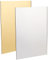 BENECREAT 2 láminas acrílicas de espejo de 3 mm/1/8 de grosor con laminación, placas acrílicas doradas y plateadas para proyectos de manualidades, carteles, 20 x 30 cm