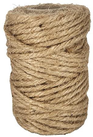 Spago Juta 100% Natural. Corda Canapa Iuta 4MM. Prodotto in Spagna. 25M.